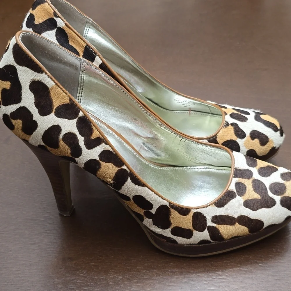 ALFANI platform Leopard Print‎ Women's Heels Sz 9